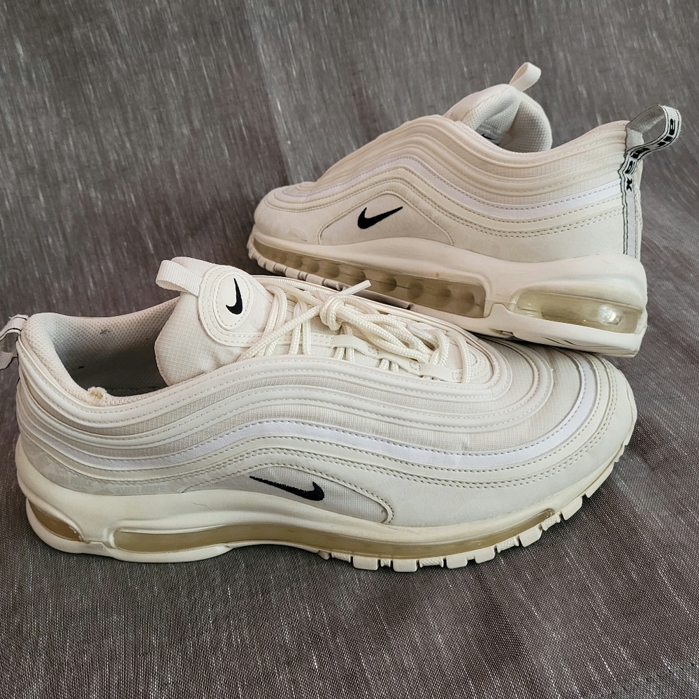 Men's Nike Air Max 97 Reflective Logo Cream Size 11